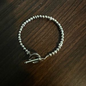 Sterling Silver Beaded Bracelet